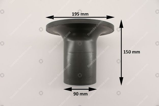 Afbeeldingen van Flangeroll 195mm for pipe 51mm